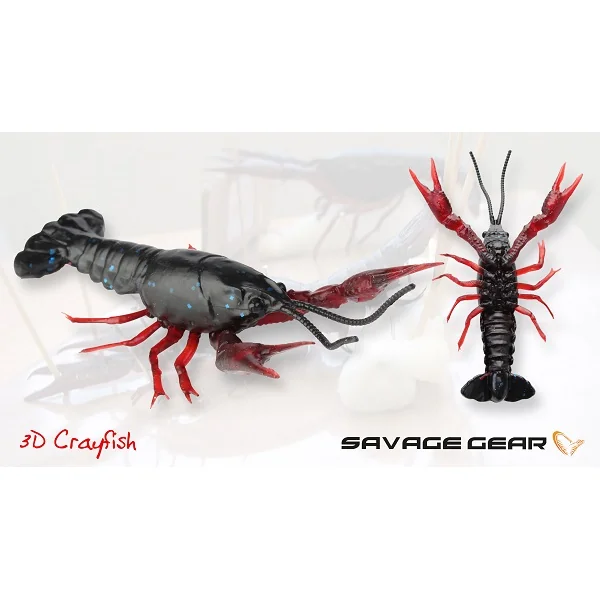 3D Crayfish 8cm 4g F 4pcs Ghost - Imagen 2