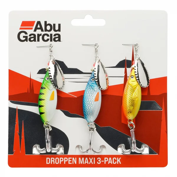 Abu Garcia Droppen Maxi 3-Pack Spinners 12.0g 3-Pack