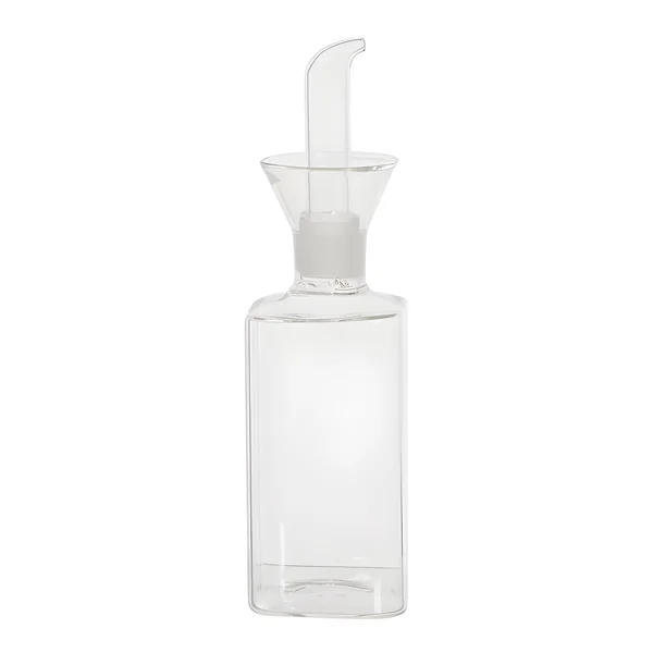 Aceitera de 220 ml transparente antigoteo