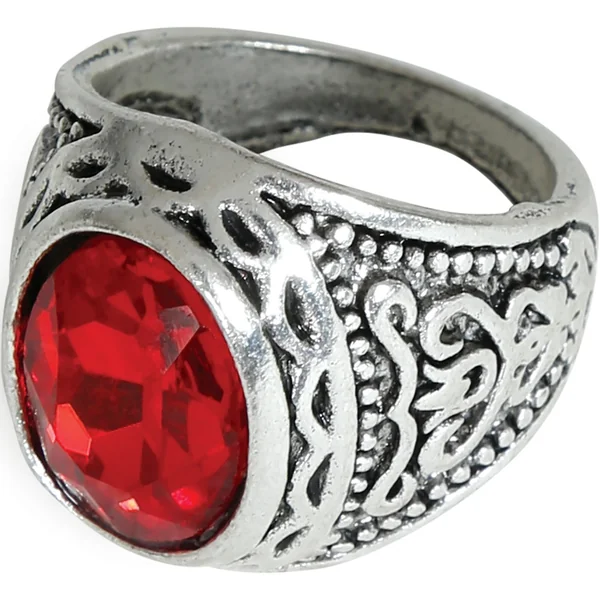 Anillo con rubí rojo - Imagen 2