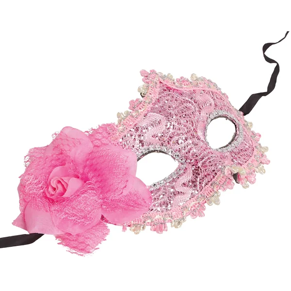 Antifaz decorado con flor - Imagen 2