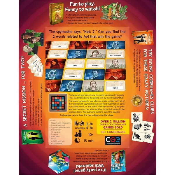 Asmodee Codenames Board Game - Imagen 3