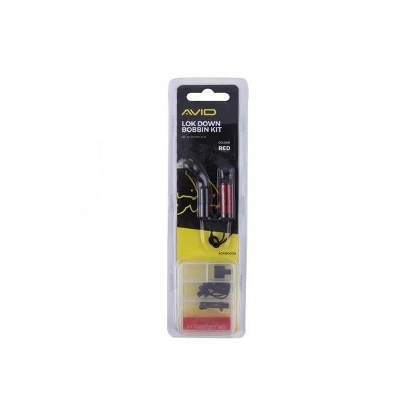 Avid carp lok down bobbin kit rojo