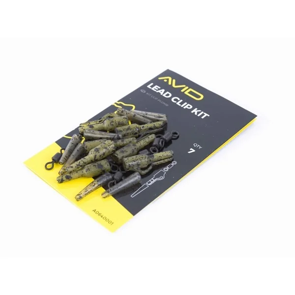 Avid Carp Terminal Tackle Kit de Clip de Plomo