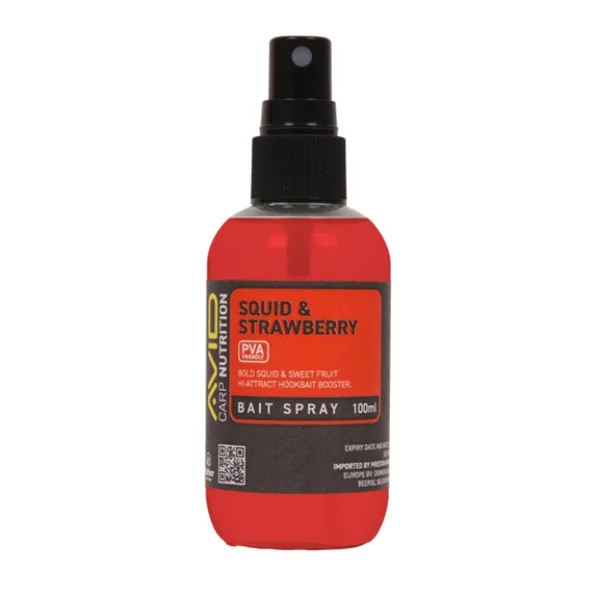 Avid Squid & Strawberry Spray para Cebo (100 ml)