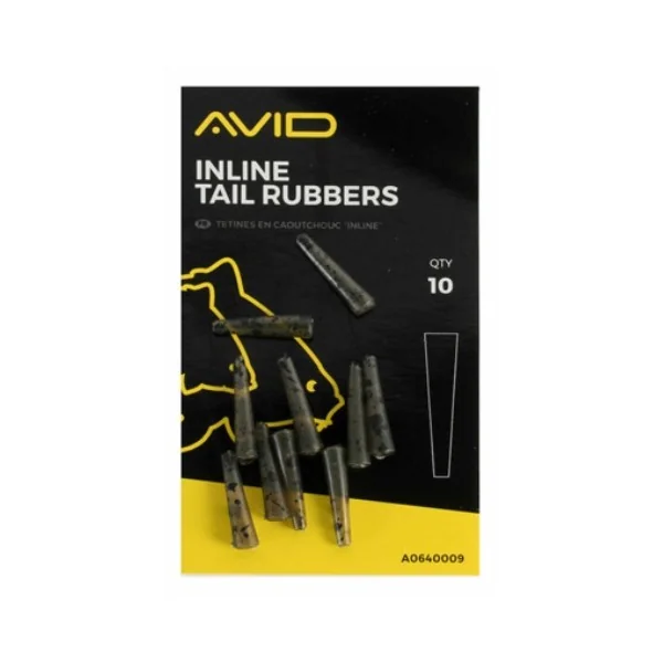 Avidcarp inline tail rubbers camo 10unds