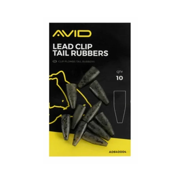 Avidcarp lead clips tail rubbers camo 10unds