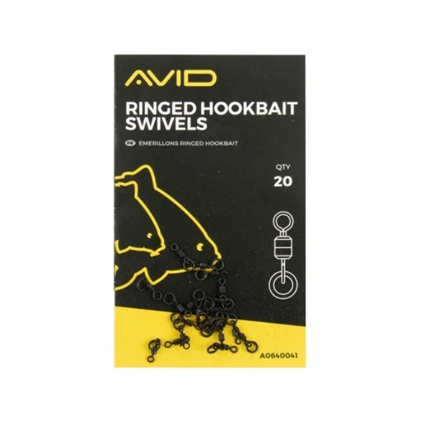 Avidcarp ringed hookbaits swivel nº20 20unds