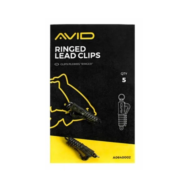 Avidcarp ringed lead clips camo 5unds