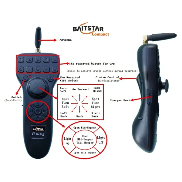 Baitstar Compact Plus Barco Cebador