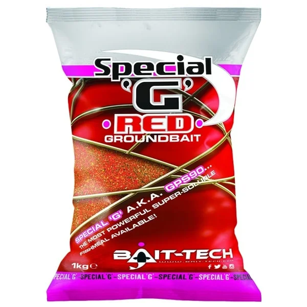 Bait-Tech Special G Groundbait Cebo Red 1kg