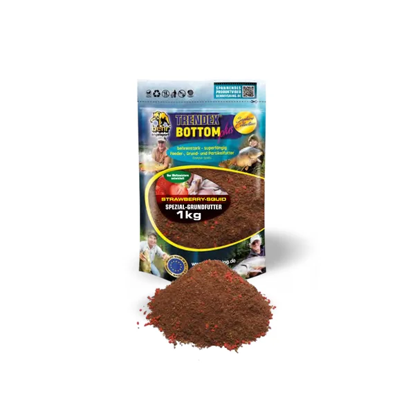Behr Trendex Cebo de Fondo Strawberry-Squid 1 kg