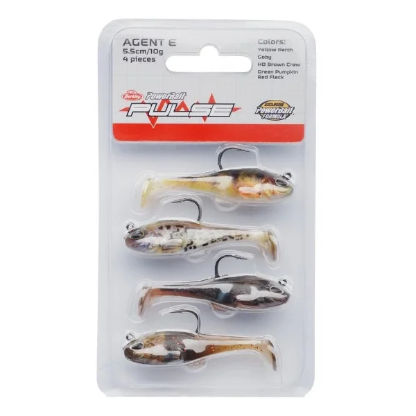 Berkley Pulse Agent E Softbait 4-Pack 5.5cm (10g) - Imagen 2