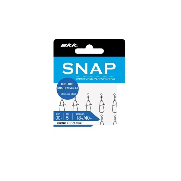 BKK Duolock Snap Swivel-51 2 (5 pzas.)