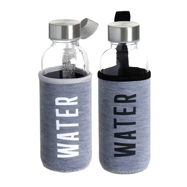 Botella de 0,40 L Water con funda - 1 unidad