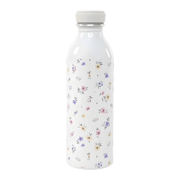 Botella de 0,54 L de flores primaverales