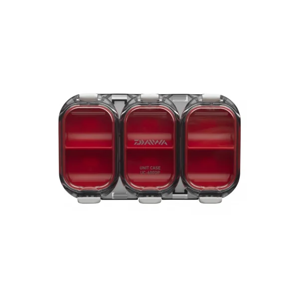 Caja combinable C Smoke Red 6 Compartimentos Daiwa