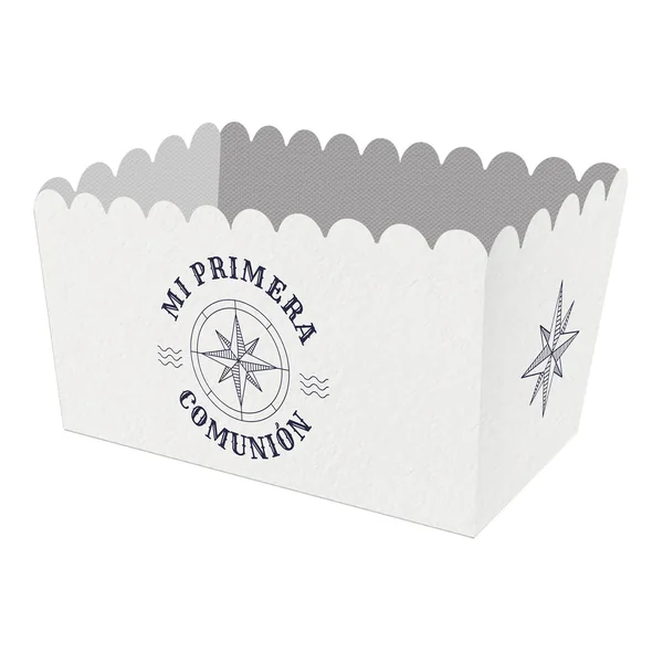 Caja de Mi Primera Comunión Marinera ancha - 3 unidades
