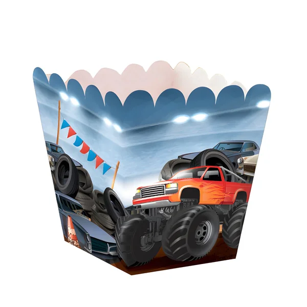 Caja de Monster Trucks baja - 12 unidades