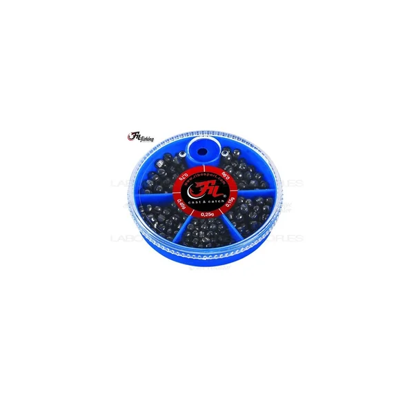 CAJA PLOMO SPLIT SHOTS SMALL FILFISHING