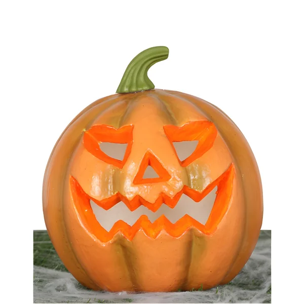 Calabaza sonriente con luz de 24 cm - Imagen 2