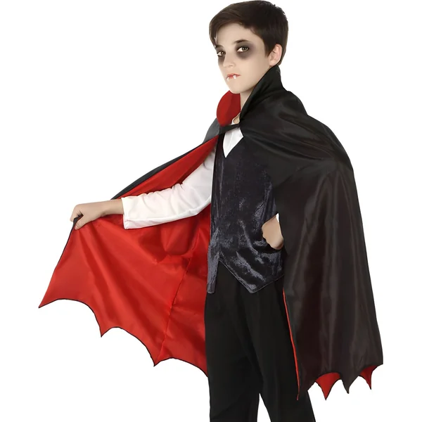 Capa de 84 cm reversible de vampiro infantil