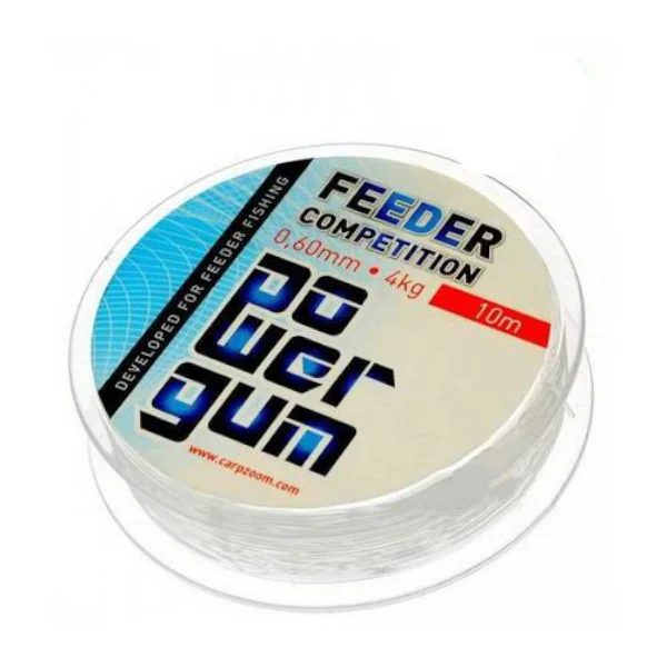 Carp Zoom Power Gum 125mm 10kg 10m transparente