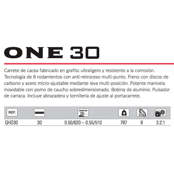 Carrete de Pesca One 30 - Imagen 2