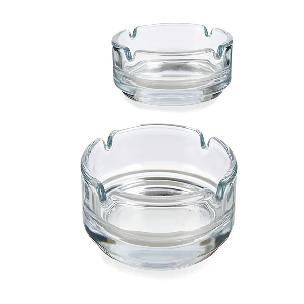 Cenicero de 7,5 cm transparente - 2 unidades