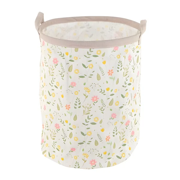 Cesto para la ropa de flores de 45 x 35 x 35 cm