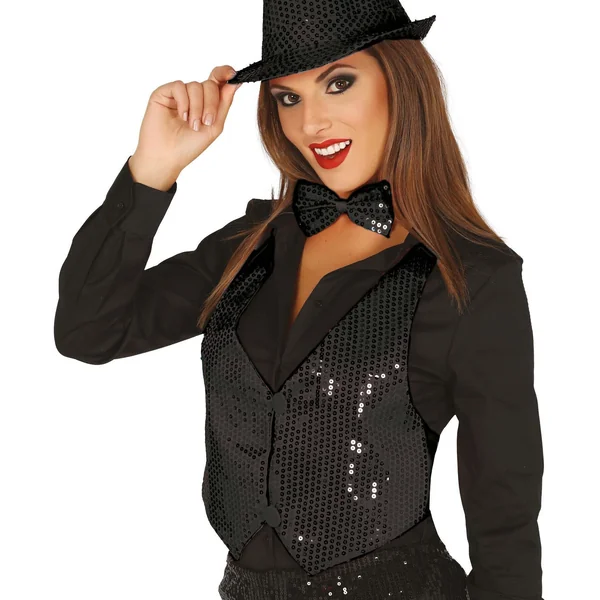Chaleco con lentejuelas para mujer - Imagen 6