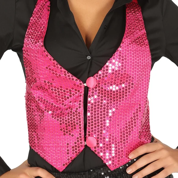 Chaleco con lentejuelas para mujer - Imagen 9