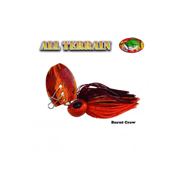 Chatterbait All Terrain 1/2oz Burnt Craw
