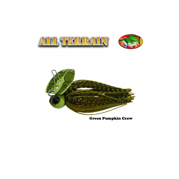 Chatterbait All Terrain 1/2oz Green Pumpkin Craw