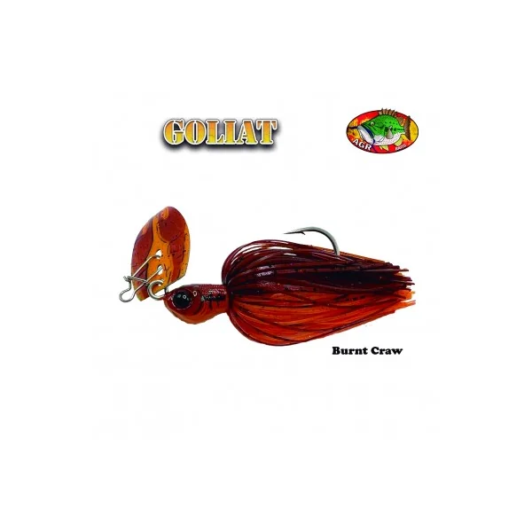 Chatterbait Goliat 1/2oz Burnt Craw