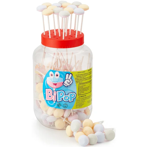 Chupa chup BiPop en tarro - 200 unidades
