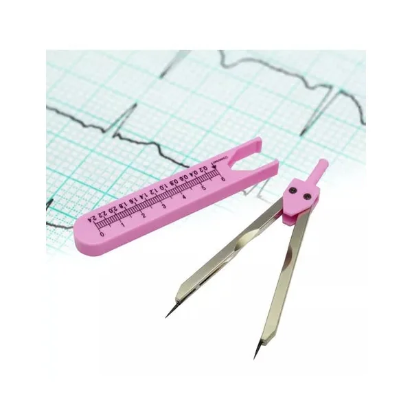 Compás ECG color rosa-negro - Imagen 2