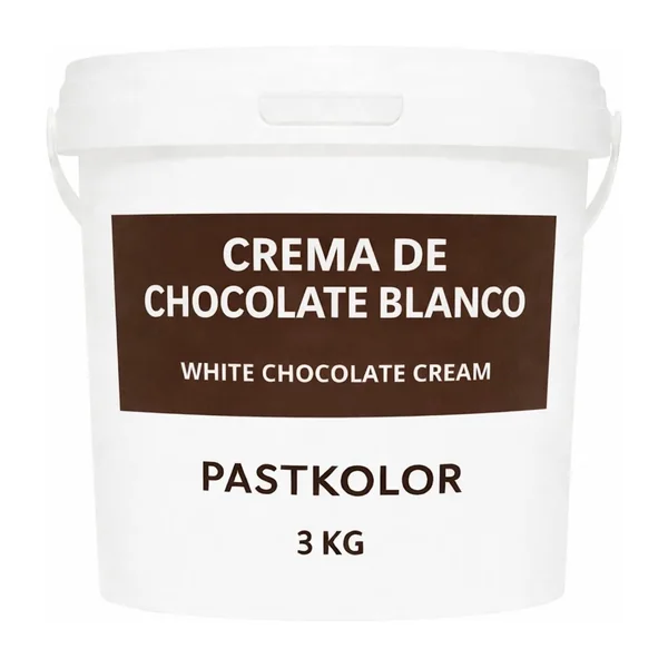 Crema de chocolate blanco de 3 kg