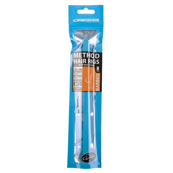 Cresta Method Hair Rigs + Stop Barbed #16 (0,20mm)