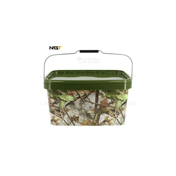 CUBO 125LT CUADRADO CAMO NGT