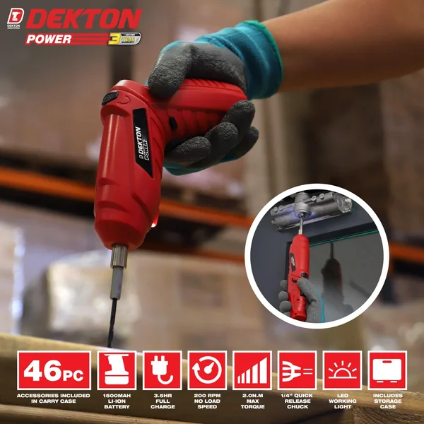 Dekton 48pcs Screwdriver Kit - Imagen 4