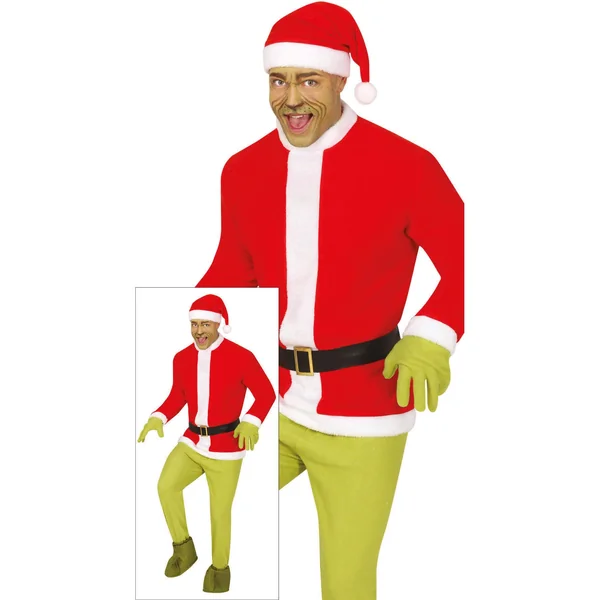 Disfraz de Grinch para hombre - Imagen 2