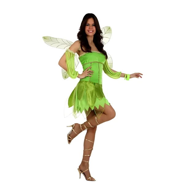 Disfraz de hada del bosque verde para mujer