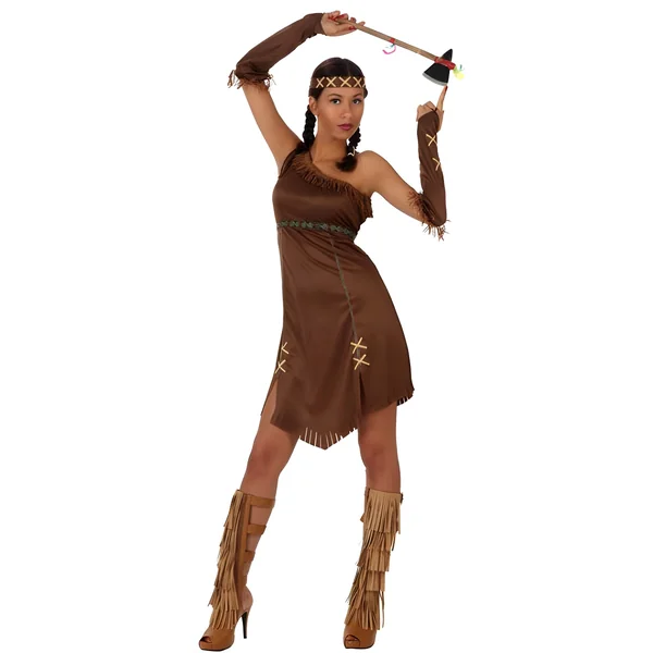Disfraz de indio cherokee para mujer