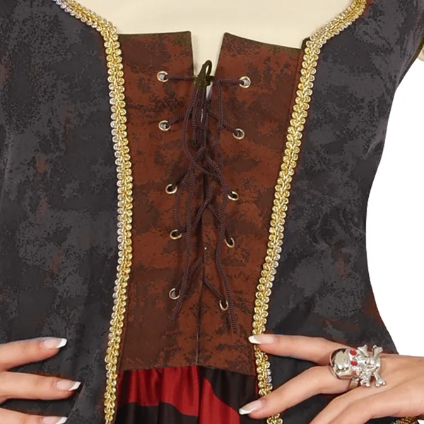 Disfraz de pirata plebeya para mujer - Imagen 3