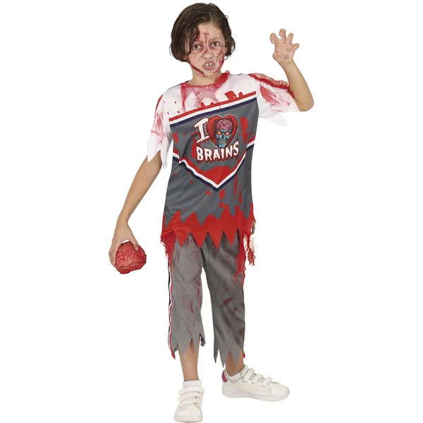 Disfraz de quarterback zombie para niño