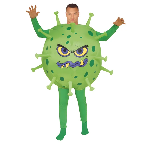 Disfraz de virus hinchable para adulto