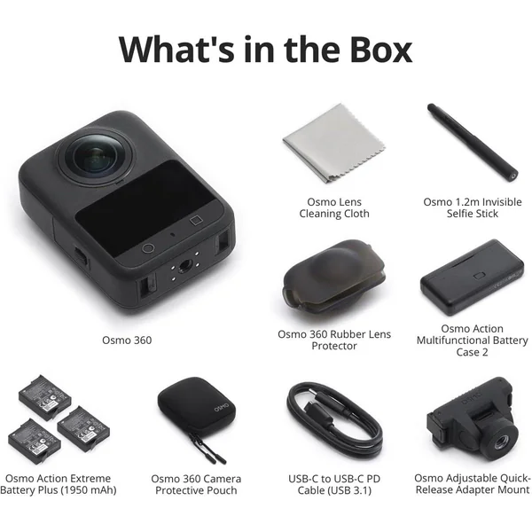 DJI Osmo 360 Adventure Combo - Imagen 9