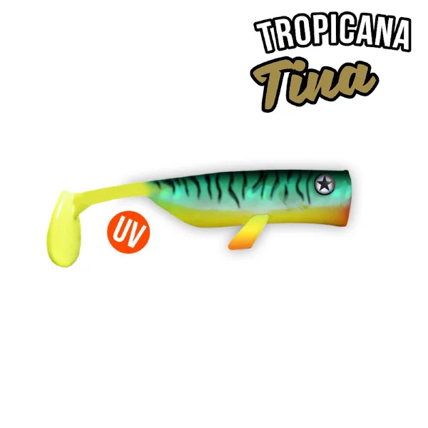Drunk Bait 16 cm Chrome Pinktail 2pcs - Imagen 3