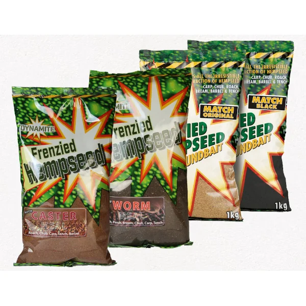 Dynamite Baits Frenzied Hemp Groundbait Worm